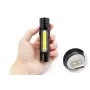 Lampe de poche LED multifonctions USB rechargeable avec embout aimant