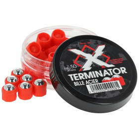 30 Billes acier défense X Terminator calibre .50 Razor Gun