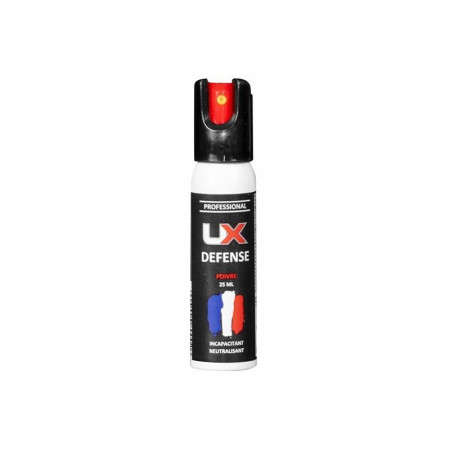 Bombe lacrymogène au Gel Poivre 25ML UX