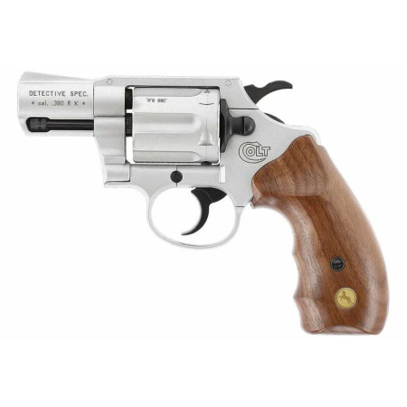 Revolver d'alarme Colt Detective Special en calibre 380/9mm RK avec finition Bois Umarex