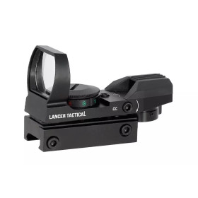 Visée point rouge vert Reflex 4 réticules Lancer Tactical