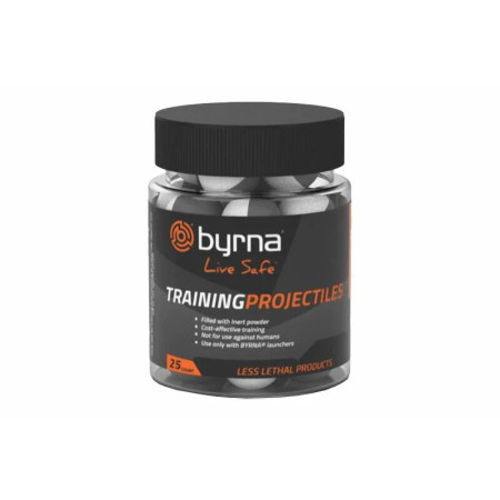 Boîte de 25 Billes Training à poudre calibre .68 Byrna