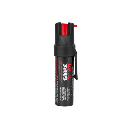 Bombe lacrymogène Gel Poivre SBP 22.5ML avec Clip Sabre Red