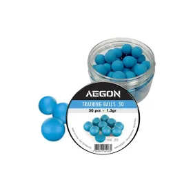50 Billes entrainement bleues ou oranges selon arrivage Aegon calibre .50