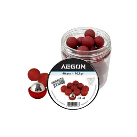 Billes Aegon Titan calibre .68 avec noyau acier – 40 unités