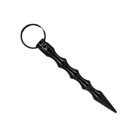 Kubotan rond 134mm Pointu noir PKB2 Piranha